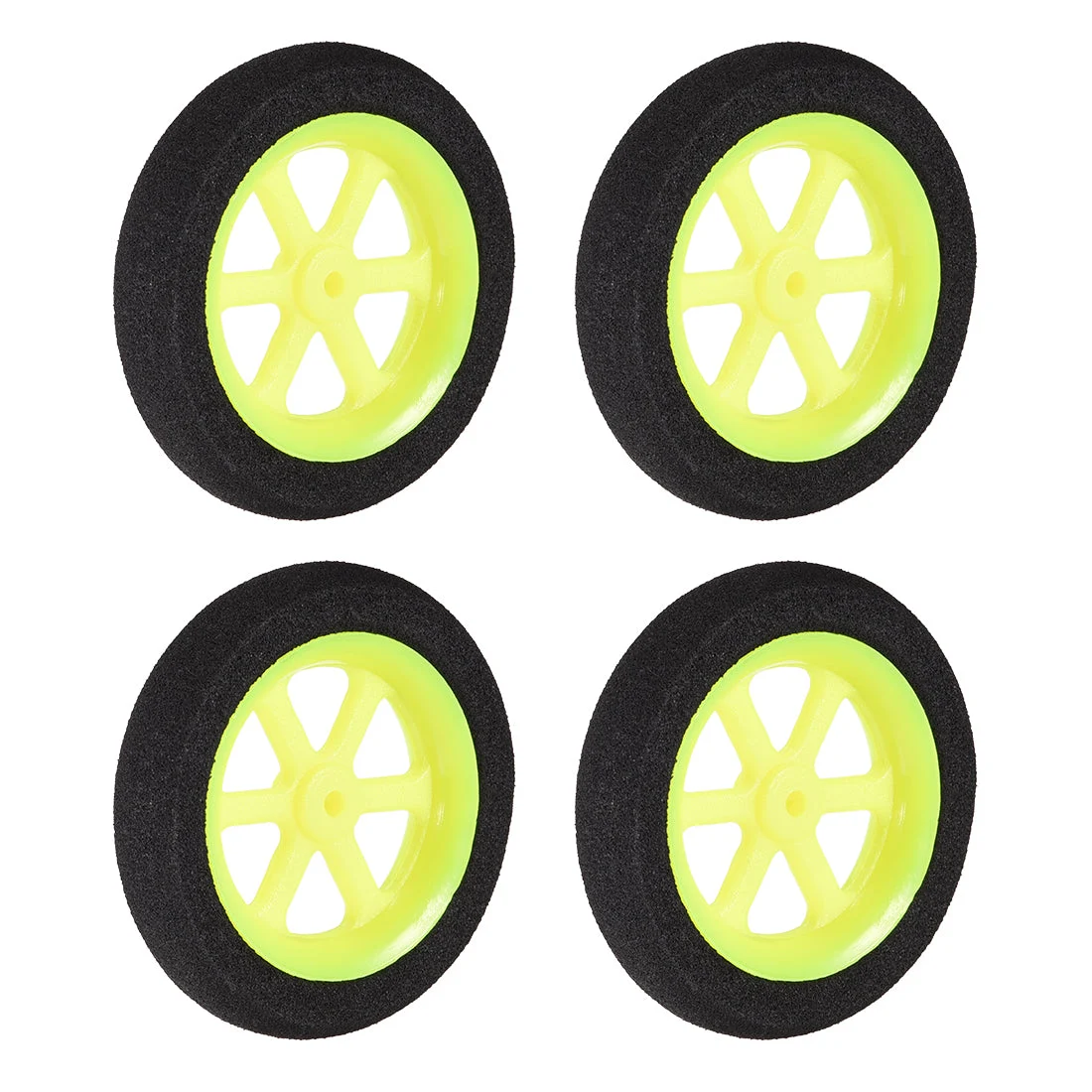 RC Model Plane Aircraft Wheel Micro Sport Wheel 0.07 inch x 1.41 inch - Wheel 4PCS