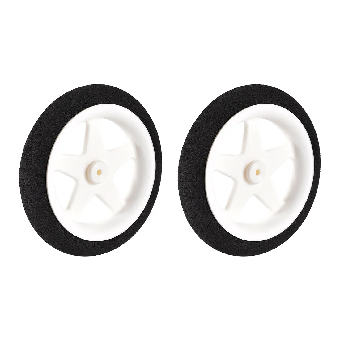 RC Model Plane Aircraft Wheel Micro Sport Wheel 0.07 inch x 3 inch - Wheel 2PCS
