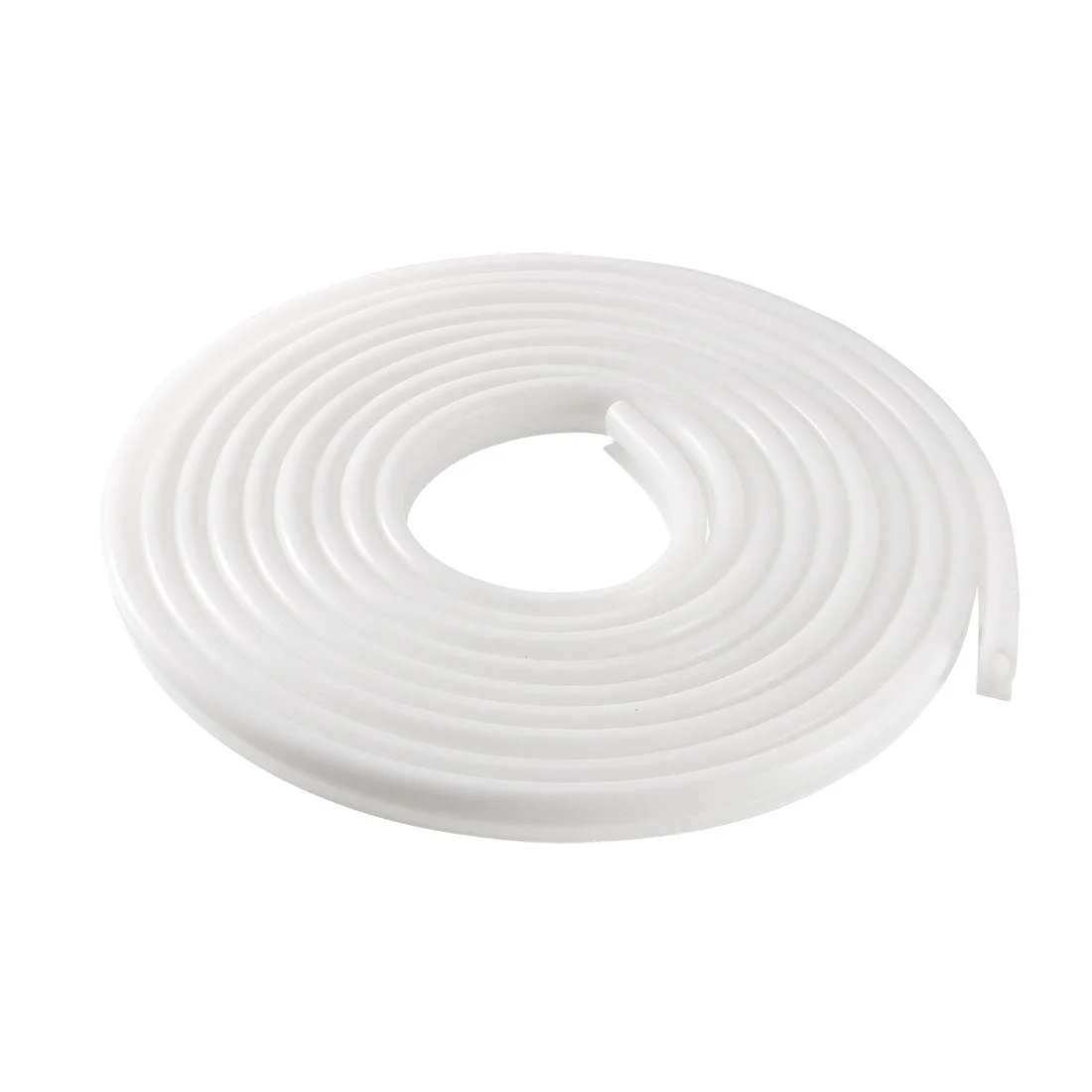 T-Slot Mount Window Weatherstrip Seal 7mm Bulb for 6mm Slot 5 Meters Long White