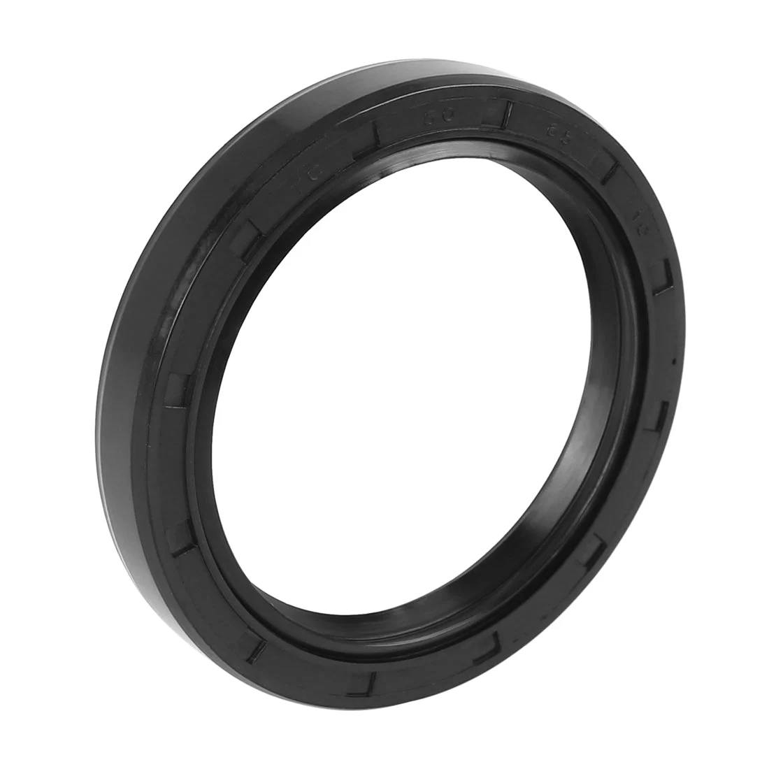 50mm x 65mm x 10mm Black Rubber Cover Double Lip TC Oil Shaft Seal