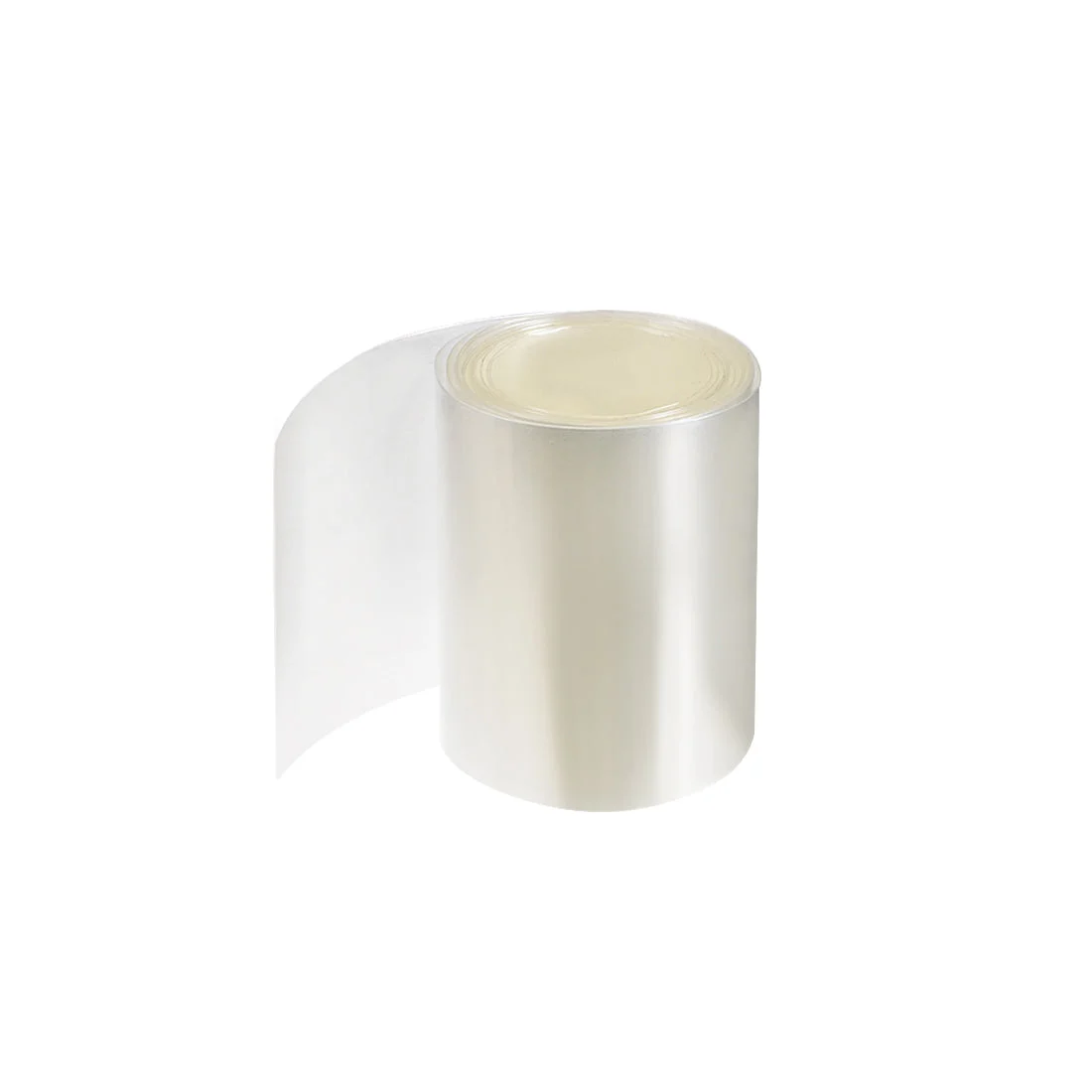 PVC Heat Shrink Tube 70mm Flat Width Wrap for Three 5 Meter Milky Clear