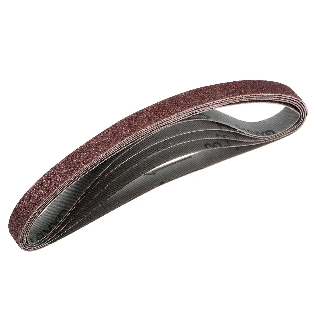1/2 x 18 Inch Sanding Belt 80 Grit Aluminum Oxide Sand Belts 5pcs