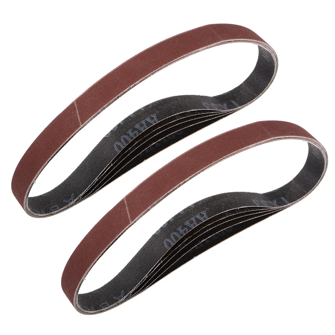 5/8 x 18 Inch Sanding Belt 400 Grit Aluminum Oxide Sand Belts 10pcs
