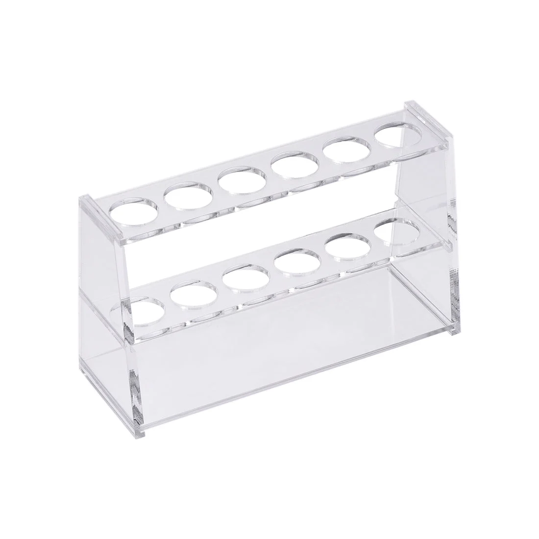 Acrylic Test Tube Holder Rack 6 Wells for 25ml Centrifuge Tubes Clear