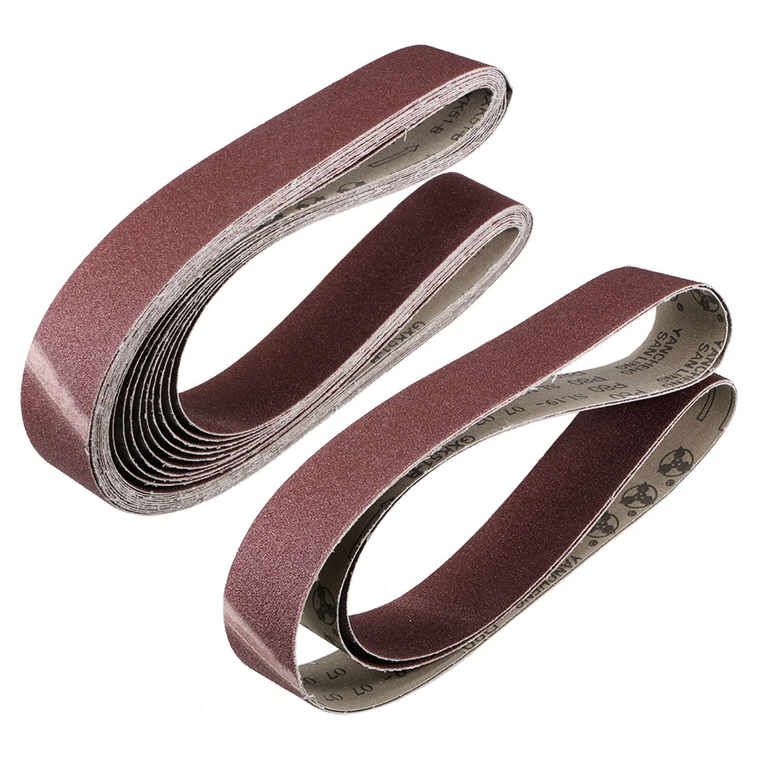 Uxcell 2-inch x 48-inch(50mm x 1220mm) Sanding Belt 80 Grit Aluminum Oxide 12pcs