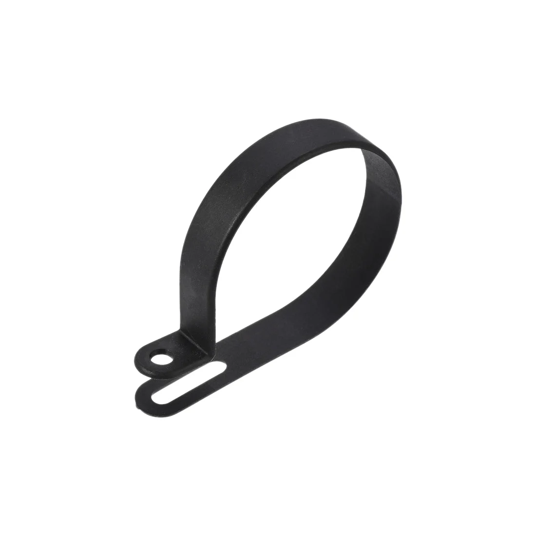 Uxcell Cable Clips Wire Holder R Type Clamp Fastener 50mm for Home Office Cords Management Black 20Pcs