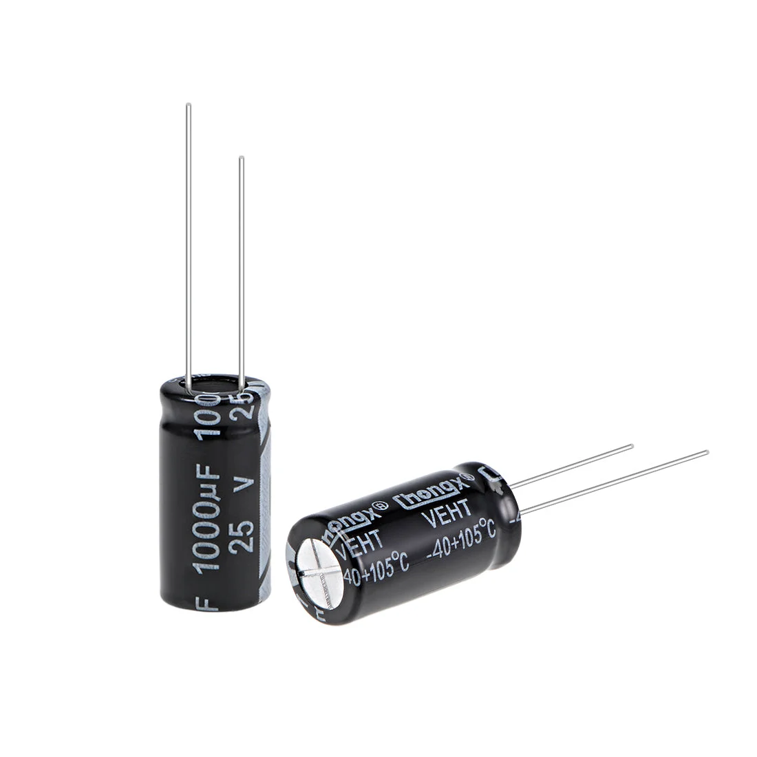 Uxcell 1000uF 25V Capacitor, Aluminum Electrolytic Capacitors 105C High Temp 50pcs