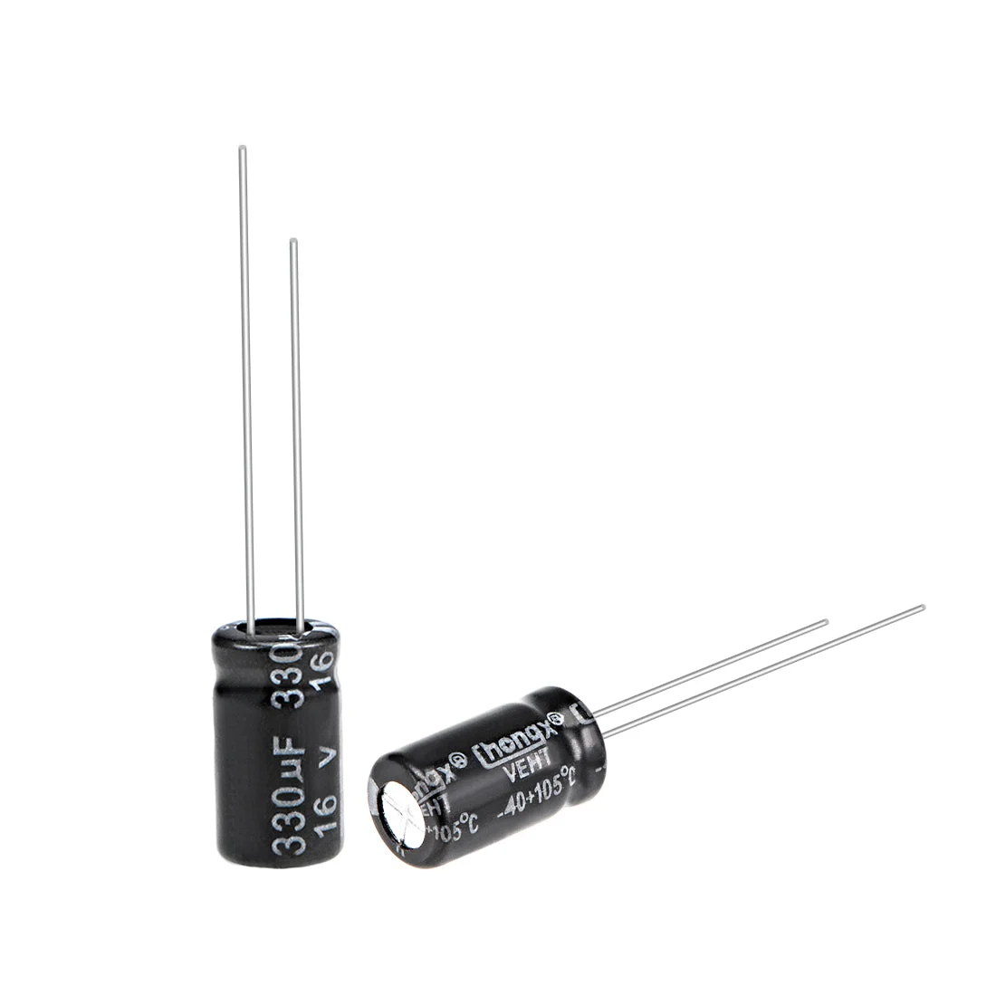 Uxcell 330uF 16V Capacitor, Aluminum Electrolytic Capacitors 105C High Temp 50pcs