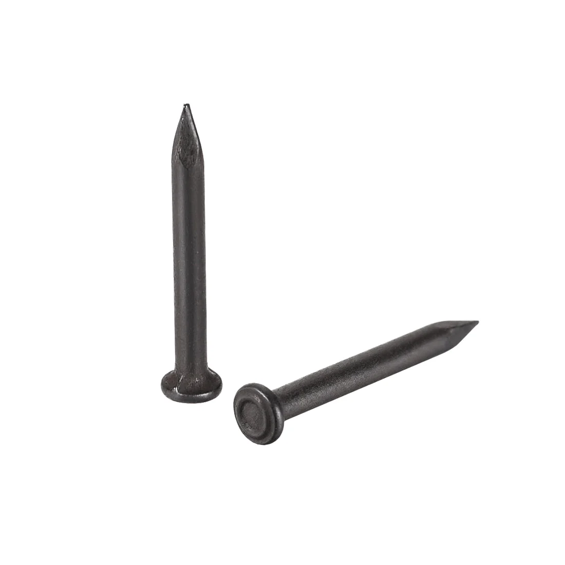 Hardware Nails Carbon Steel Point Tip Wall Cement Nail 20mm 0.8-inch Black 500pcs