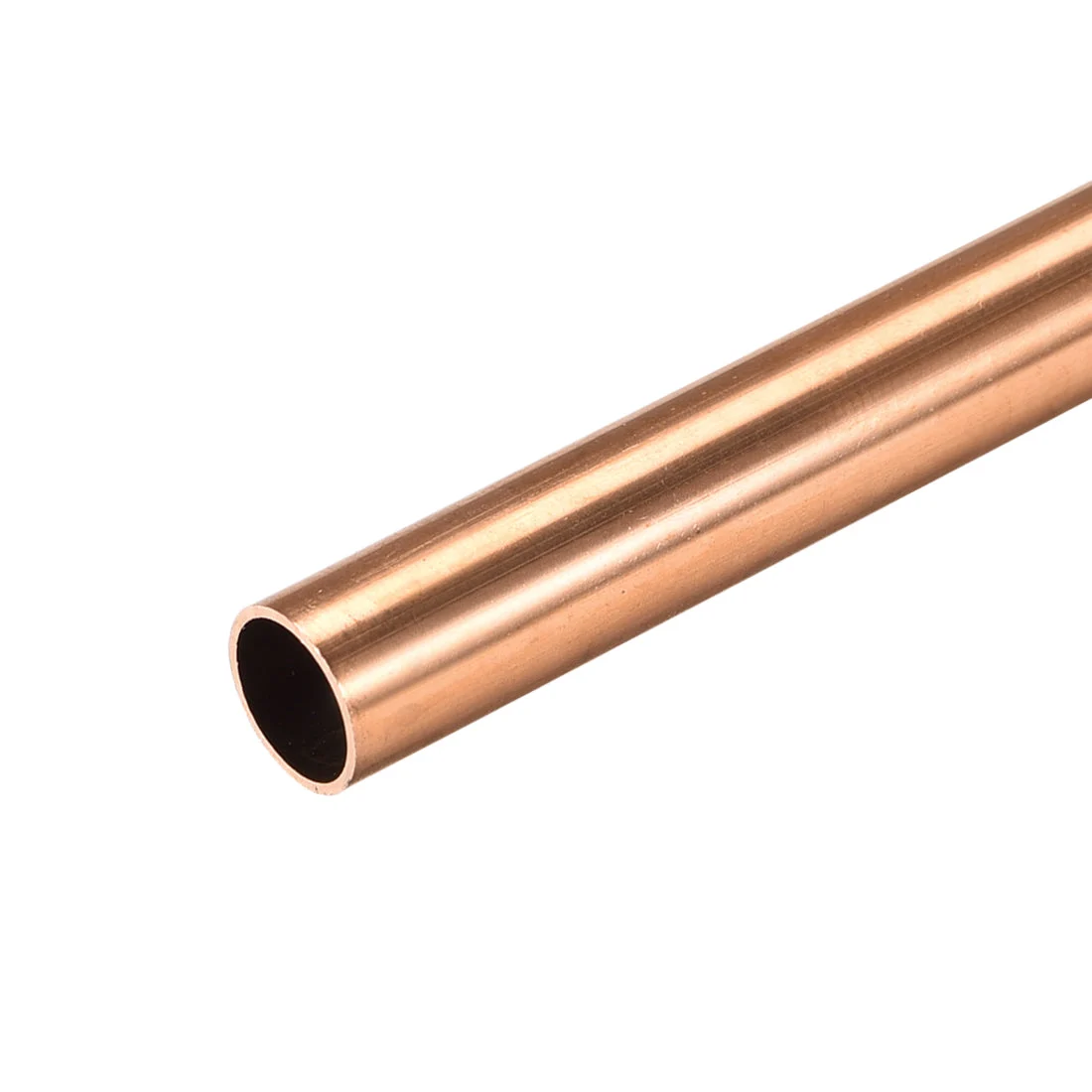 Copper Round Tube 8mm OD 0.5mm Wall Thickness 300mm Long Pipe Tubing