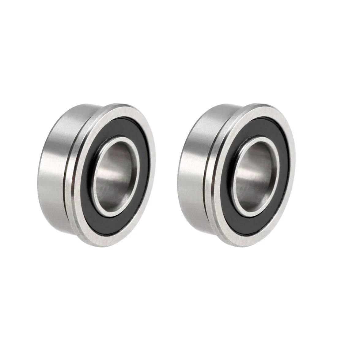FR188-2RS Flange Ball 1/4" x 1/2" x 3/16" Double Sealed (GCr15) Chrome Steel Bearings 2pcs