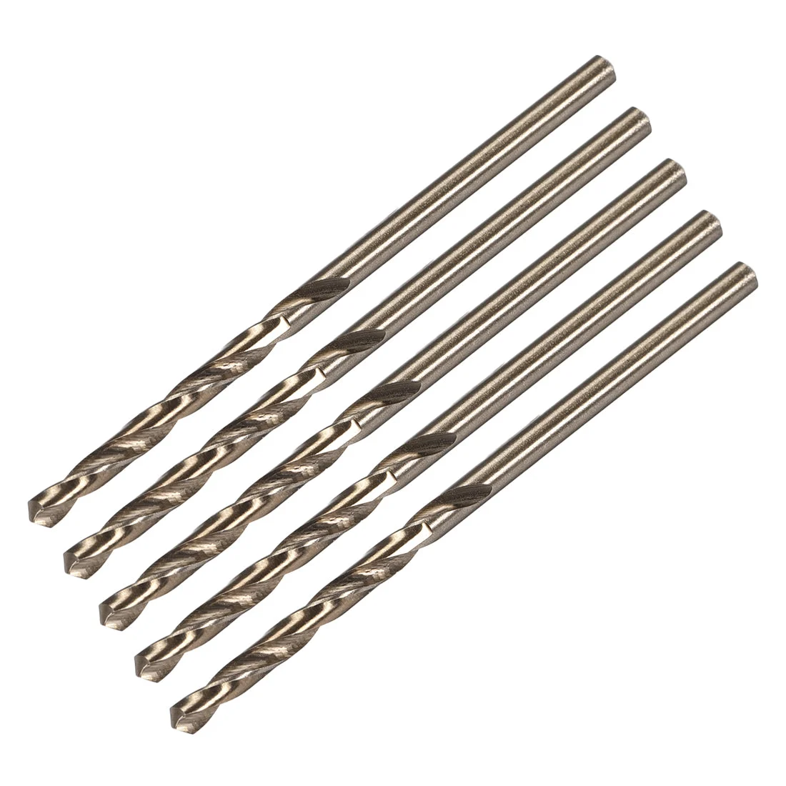 5pcs Straight Shank Twist Drill Bits 2.8mm High Speed Steel with 2.8mm Shank