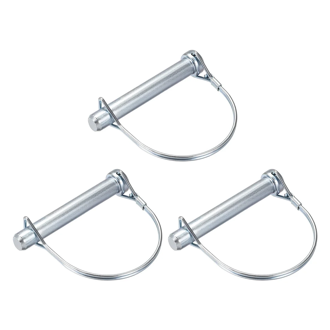 Shaft Locking Pin 12mmx80mm Coupler Pin for Farm Trailers Lawn Arch 3Pcs