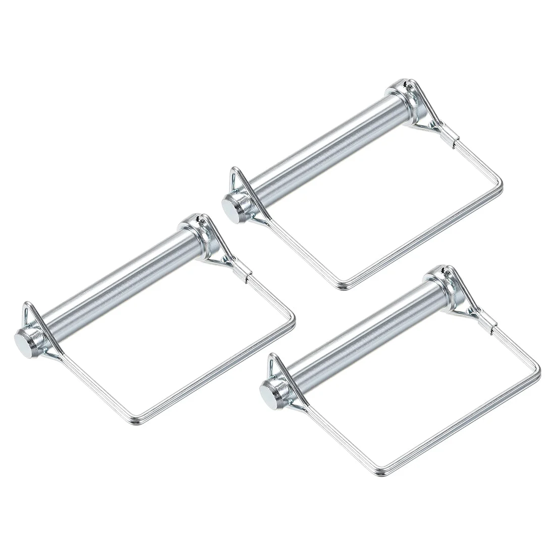 Shaft Locking Pin 12mmx80mm Coupler Pin for Farm Trailers Lawn Square 3Pcs