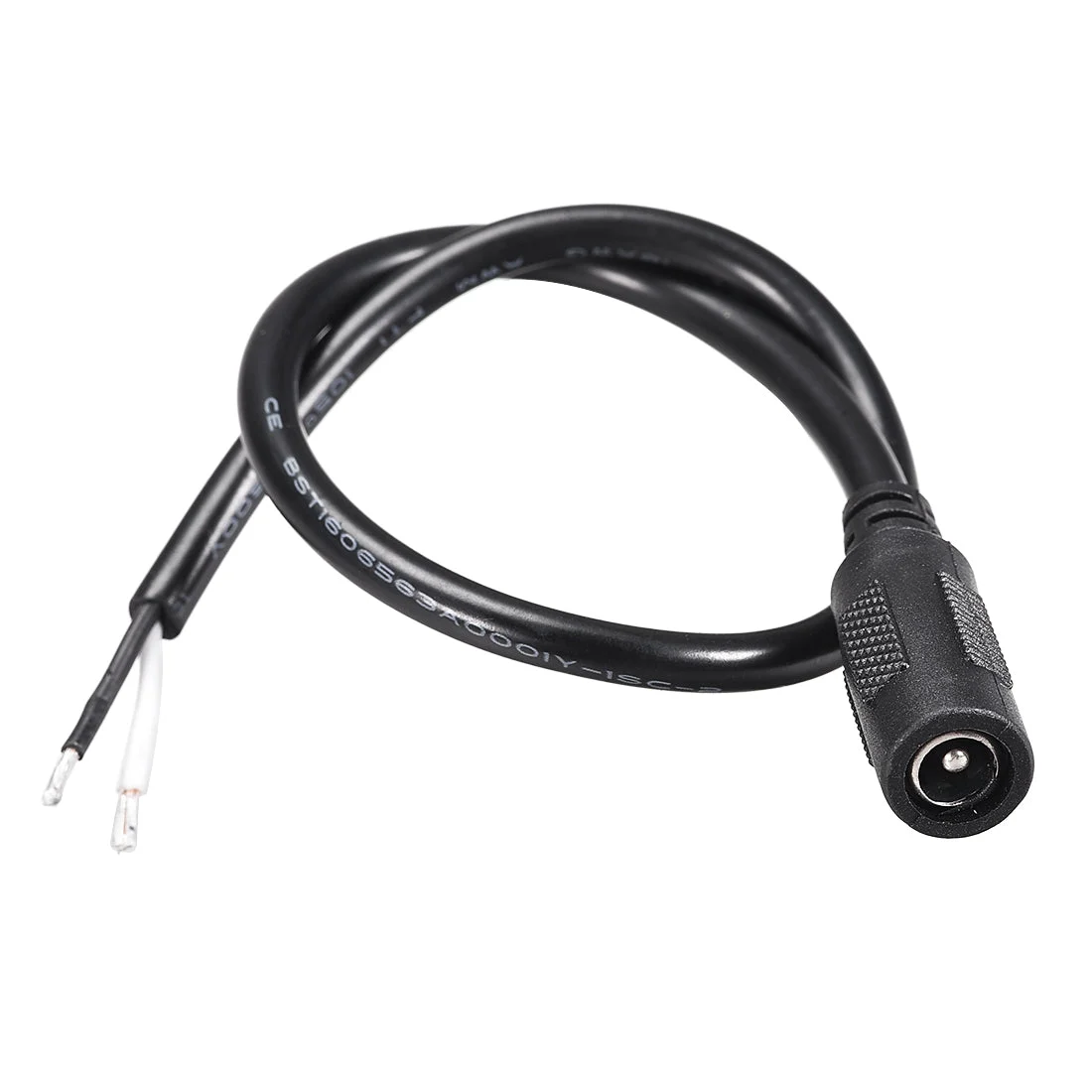 DC Power 5.5mm x2.1mm 10A 18AWG 30cm Female Plug Connector Pigtail 10pcs
