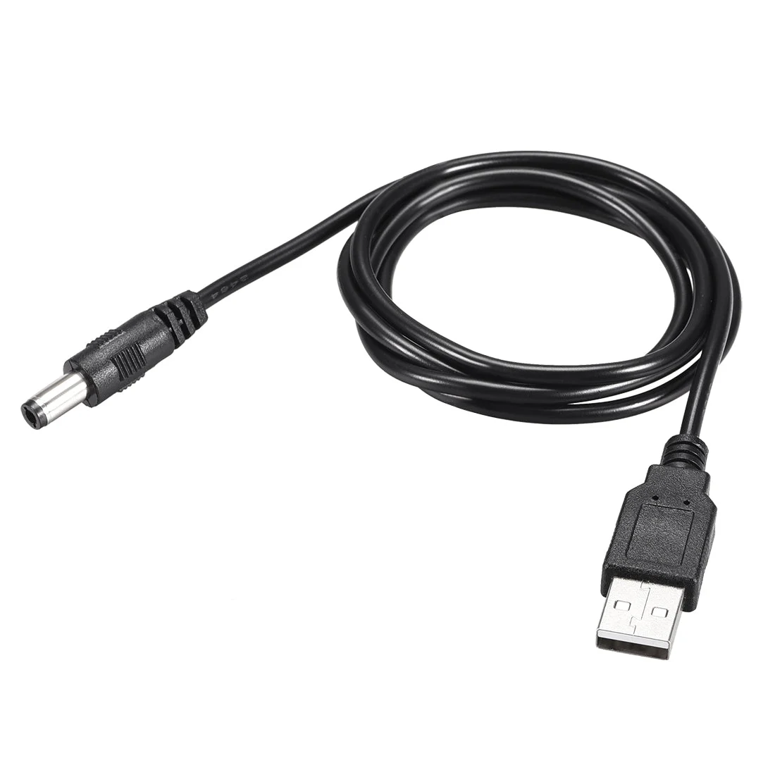 1Meter DC Male Power Supply 5.5x2.5mm Adapter to USB Plug Male Cable