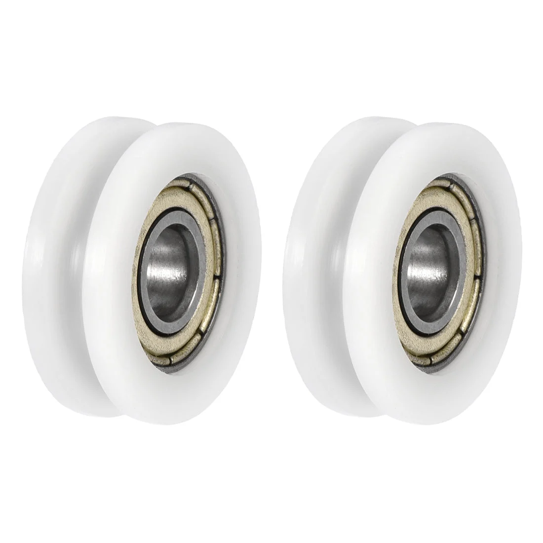 U Groove Ball Bearings 6x21x7mm Double Shielded (GCr15) Bearings 2pcs