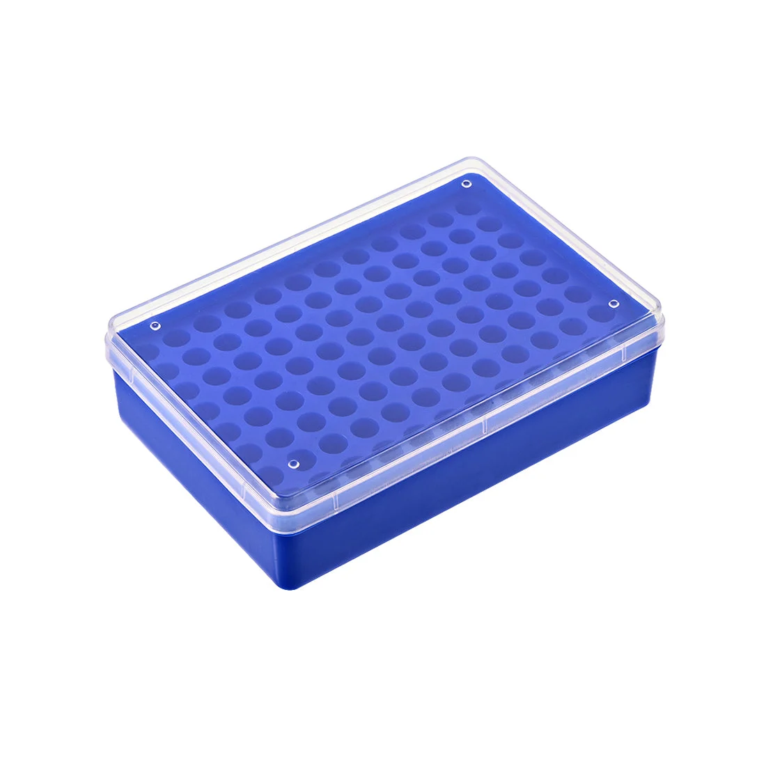 Centrifuge Tube Rack 96-Well Polypropylene Holder for 1.5ml Microcentrifuge Tubes 11.5mm Hole Dia