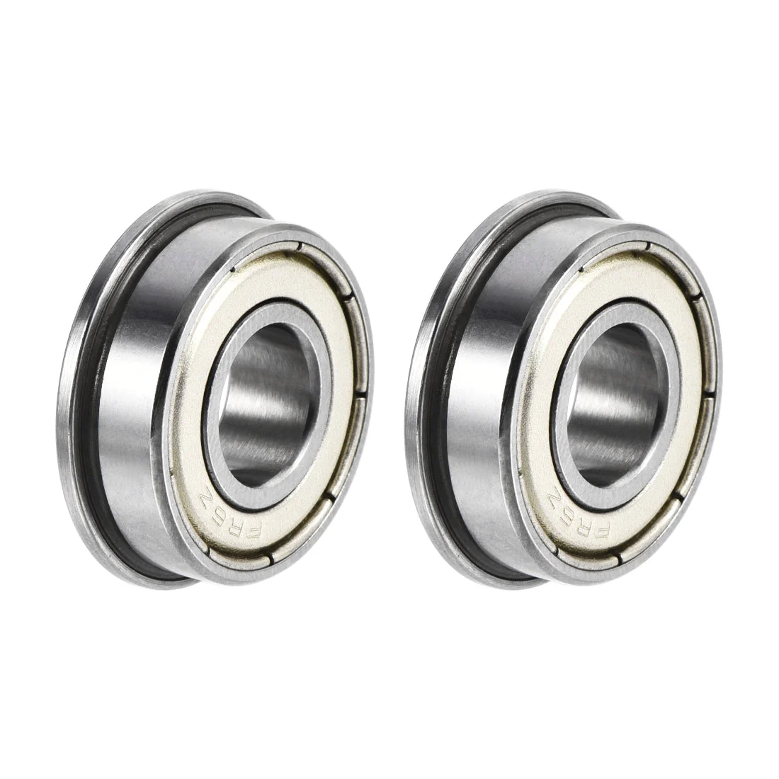 FR6ZZ Flange Ball Bearing 3/8"x7/8"x9/32" Shielded Chrome Steel Bearings 2pcs