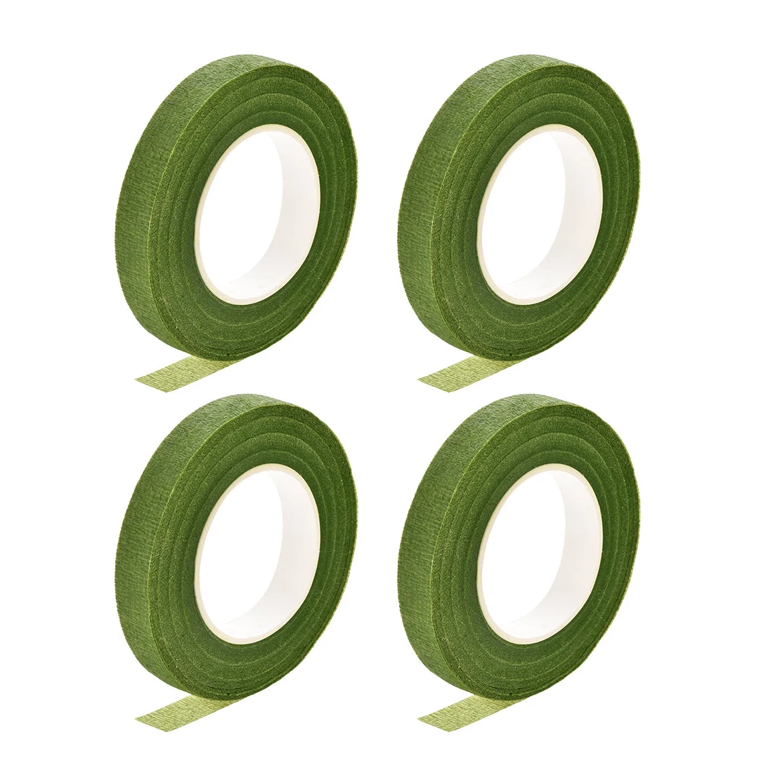 Uxcell 4 Roll 1/2-inch Wide 30Yard Light Green Floral Tape Flower Adhesives Floral Arrangement Kits