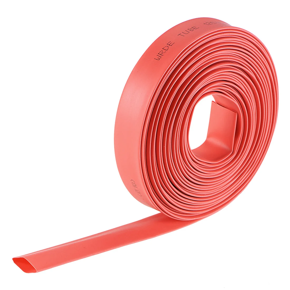Heat Shrink Tubing, 3/8"(10mm) Dia 17mm Flat Width 2:1 rate 7m - Red