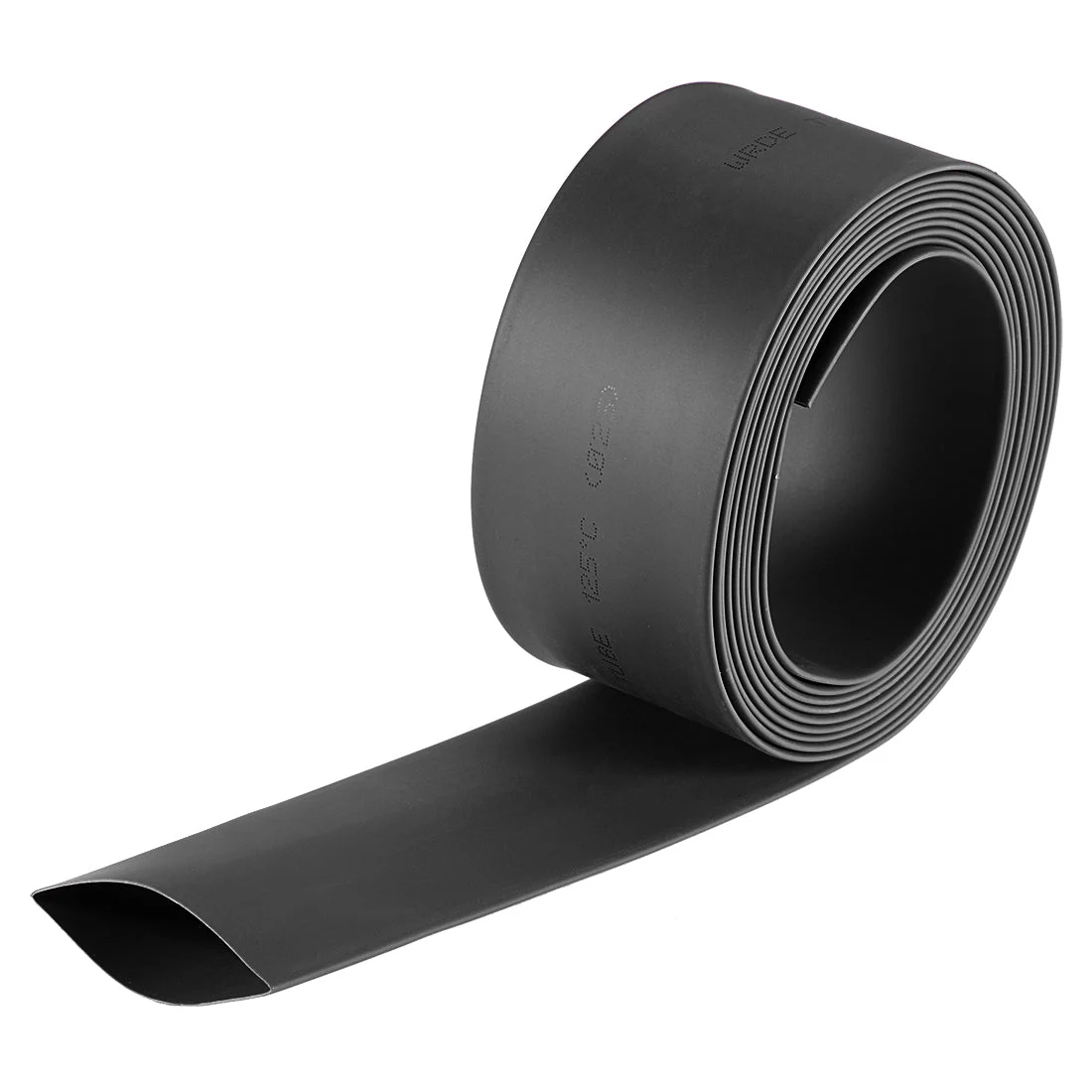 Heat Shrink Tubing Wire Insulation 25mm Dia 41mm Flat Width 2:1 rate 2m Black
