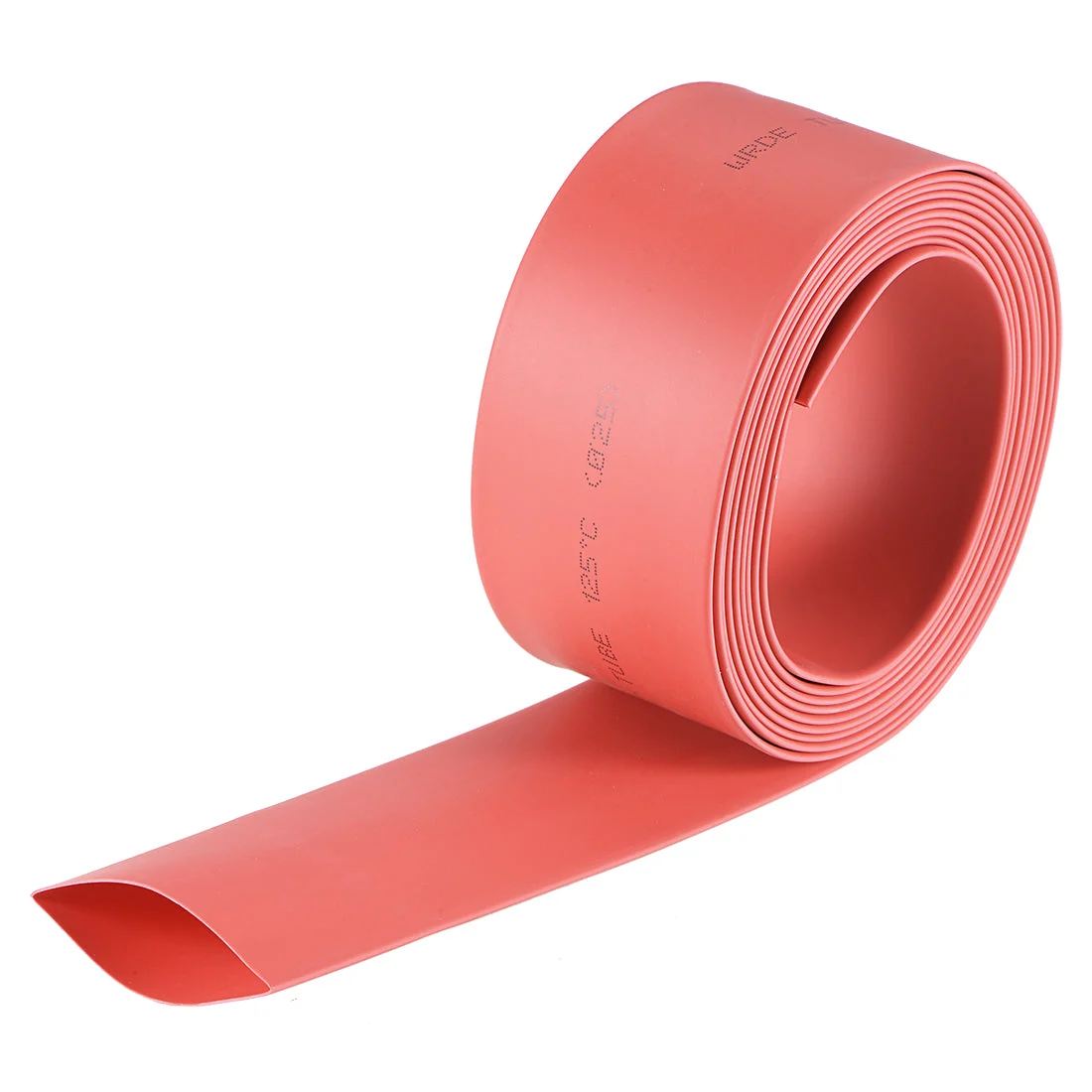 Heat Shrink Tubing 25mm Dia 41mm Flat Width 2:1 rate 2m - Red