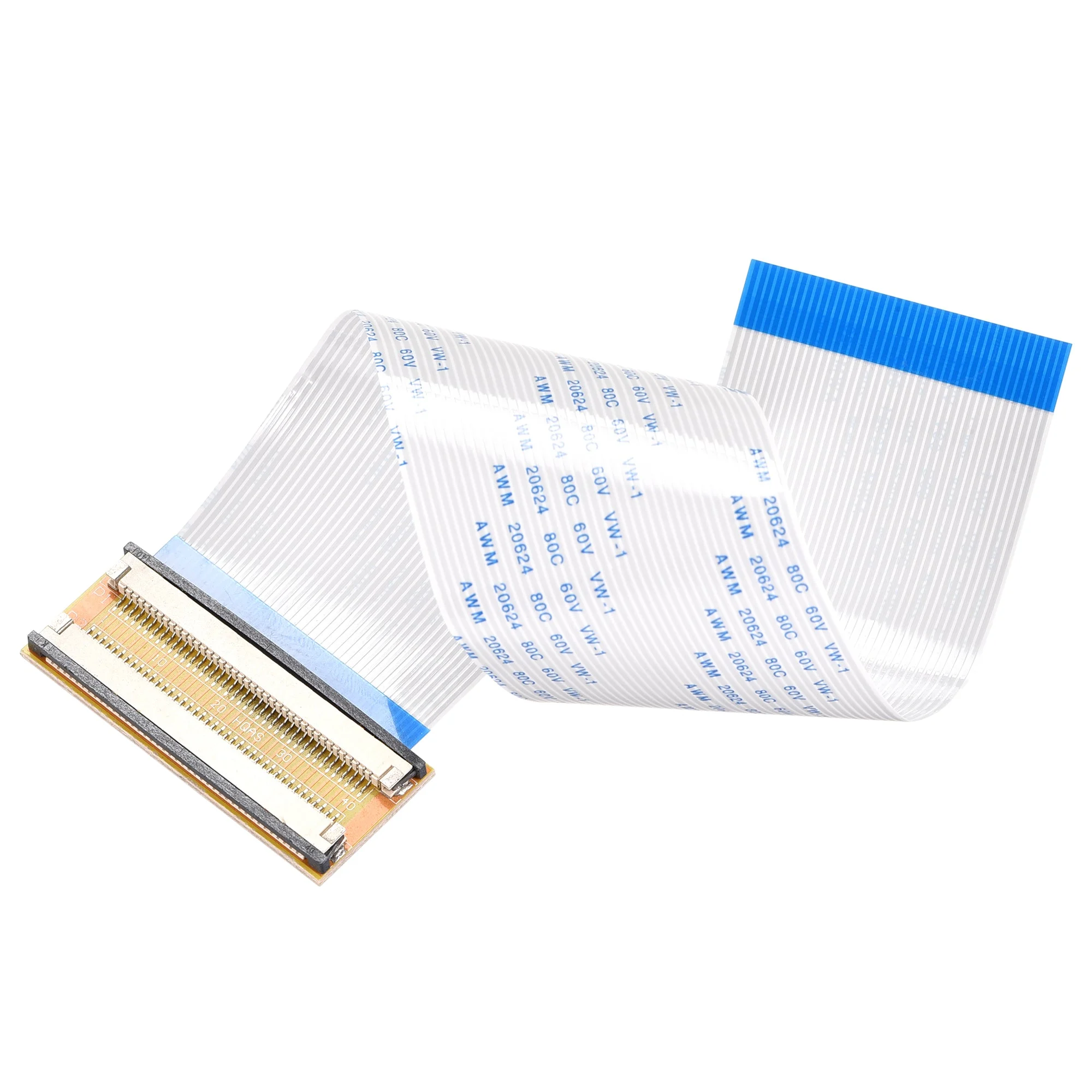 A Type Flexible Flat Cable and Pull to Mount Adapter Kit,40P 1.0mm Pitch 20cm