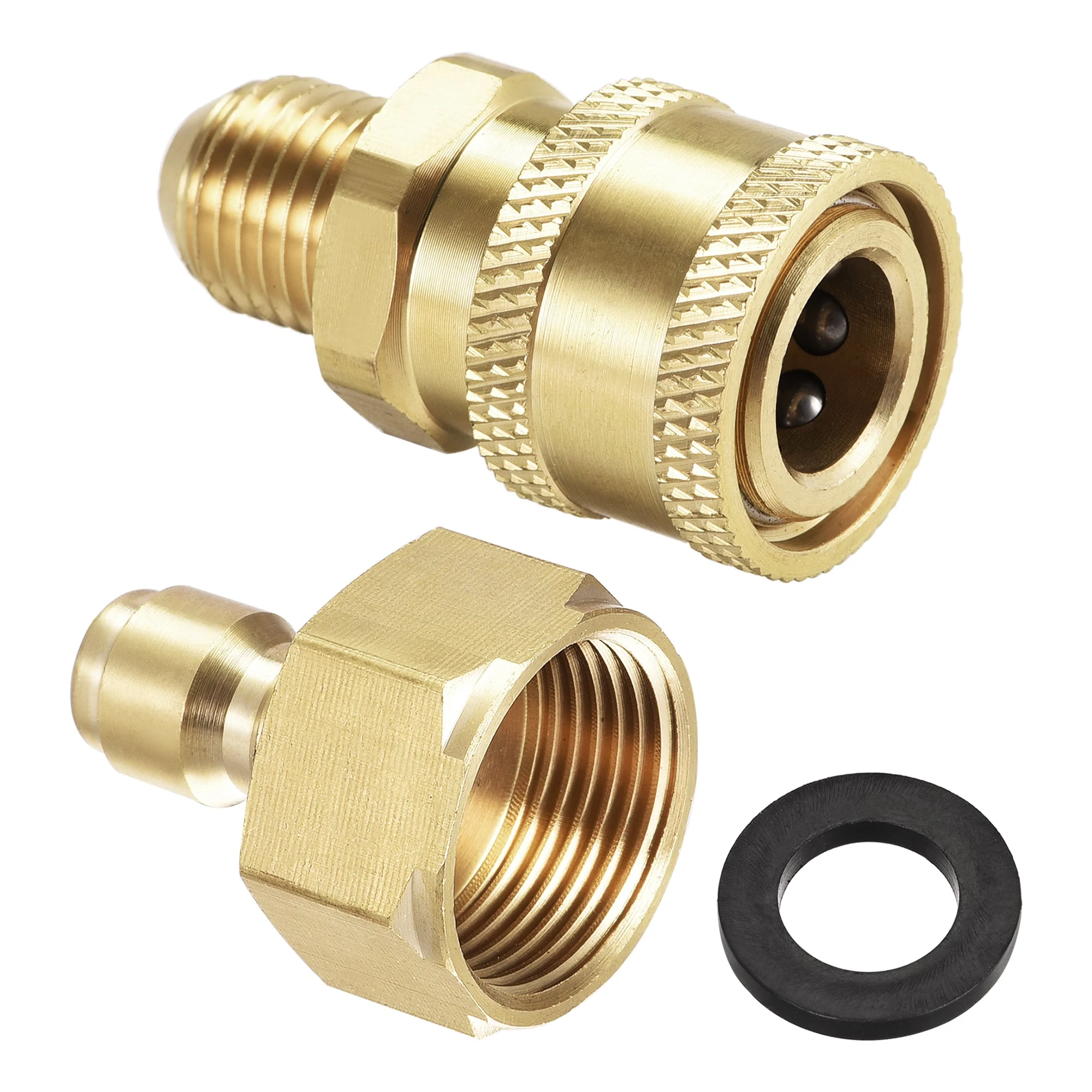 Brass Quick Connectors Set M14x1.5 Male & M22x1.5 Female Thread