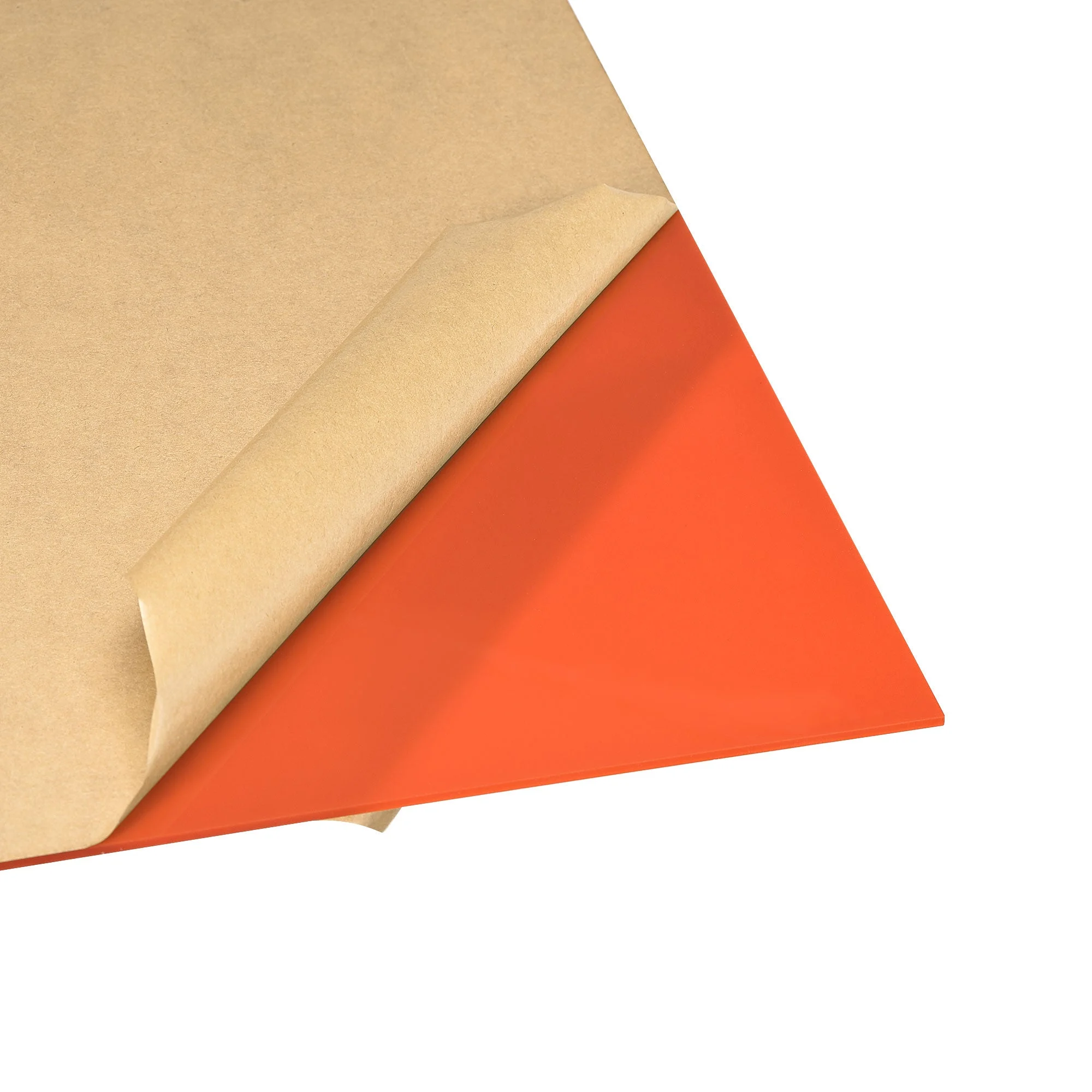 Uxcell Orange Cast Acrylic Sheet,12" x 12",3mm Thick,Plastic PMMA Acrylic Board